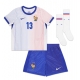Franța Kante #13 Echipament de Fotbal Replică European 2024 Copii Deplasare (+ Șorturi)